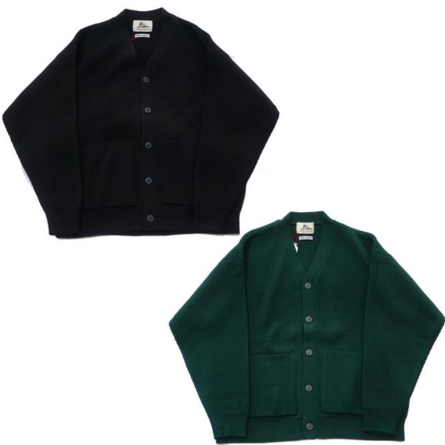 ヴァンソン エ ミレイユ VINCENT ET MIREILLE  8ゲージ 畦ニット Vネック カーディガン リブニット ウール メンズ VM222WA13160 | VINCENT ET MIREILLE | 01