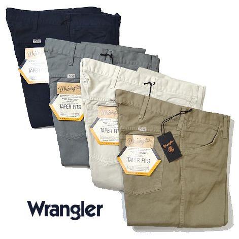 Wrangler ラングラー US オリジナル テーパーフィット パンツ コットンパンツ 綿パン メンズ｜progres