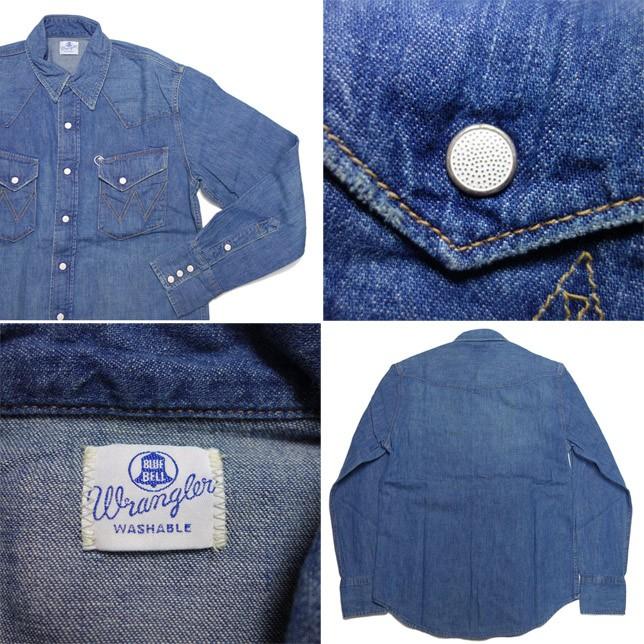 ラングラー ウエスタンシャツ デニム シャツ BLUE BELL  Wrangler 27MW メンズ WM1725 | Wrangler | 02