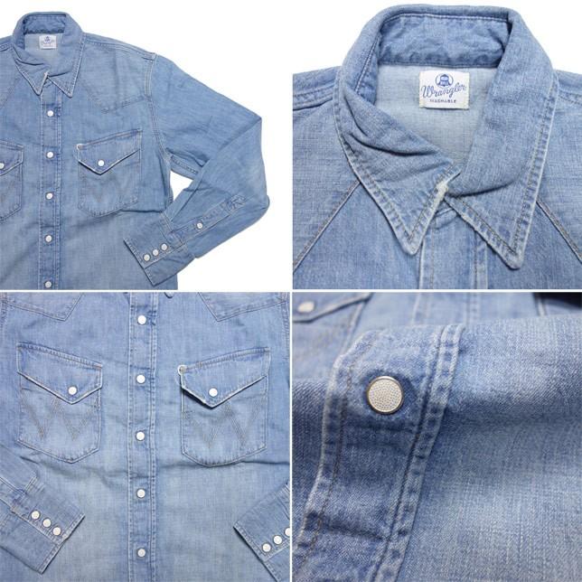 ラングラー ウエスタンシャツ デニム シャツ BLUE BELL  Wrangler 27MW メンズ WM1725 | Wrangler | 03