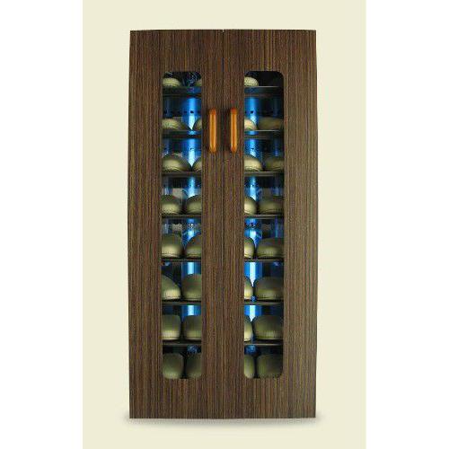 スリッパ殺菌ディスペンサー　UVクリーン エクセレントダブル 16足仕様 【ゼブラウッドダーク】 | 