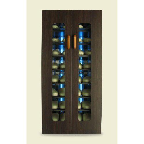 スリッパ殺菌ディスペンサー UVクリーン エクセレントダブル 16足仕様【ゼブラウッドダーク】 | 