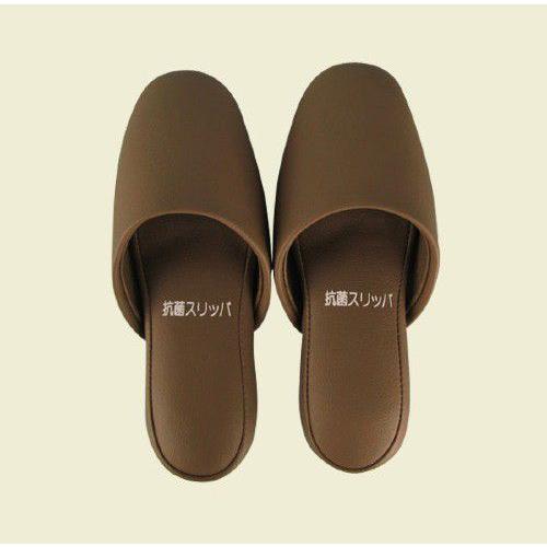 抗菌スリッパ子供用 茶（22cm） | 