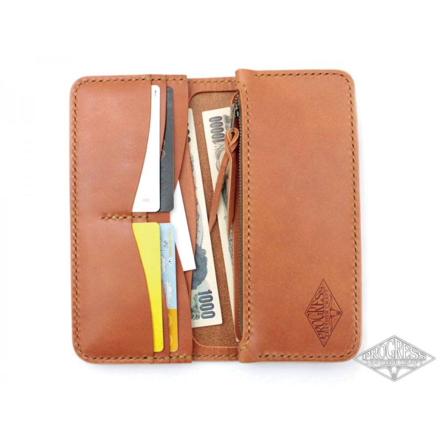 ロングウォレット TypeB  栃木レザー サドルレザー シンプル カスタムベース |  | 02