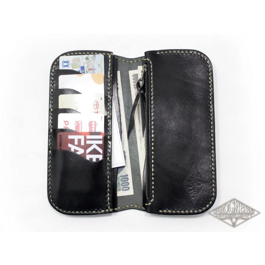 ロングウォレット TypeC  栃木レザー サドルレザー シンプル カスタムベース |  | 02