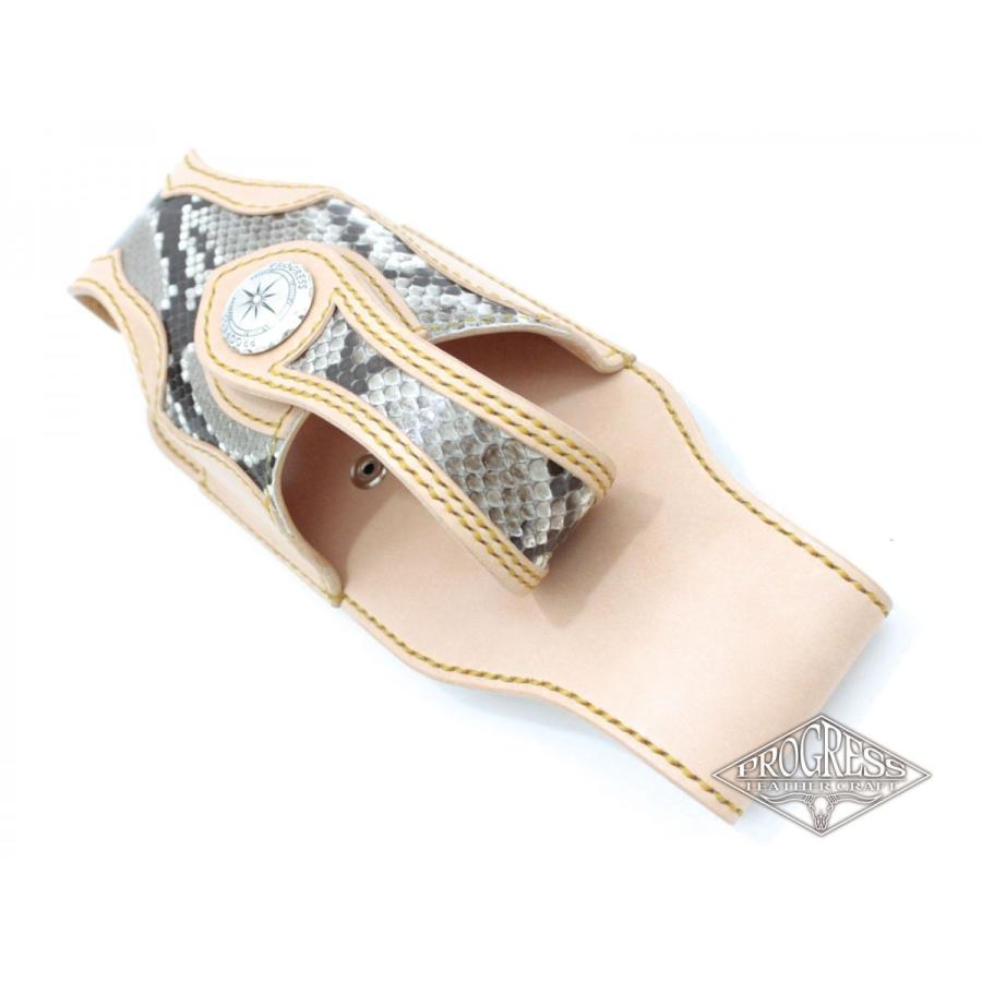 ウォレットケース ダイアモンドパイソン  栃木レザー サドルレザー ハンドメイド |  | 02