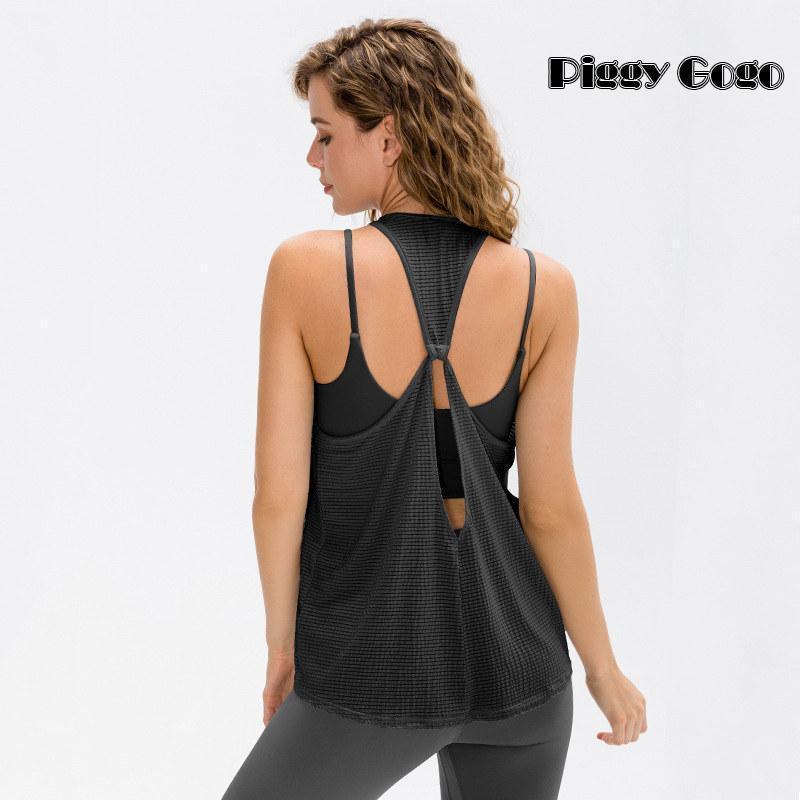 ヨガウェア トップス レディース タンクトップ スポーツウェア tシャツ ジムウェア 部屋着 スポーツ フィットネス トレーニング ホットヨガ 運動 | ブランド登録なし | 03