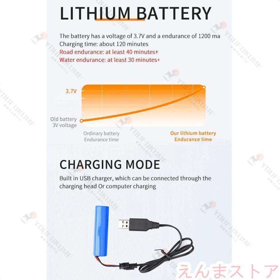 リモコンカー ラジコンカー 車おもちゃ ラジコン 自動車 こども向け スタントカー 水陸両用 オフロード 360度回転 誕生日 クリスマス プレゼント ギフト | ブランド登録なし | 12