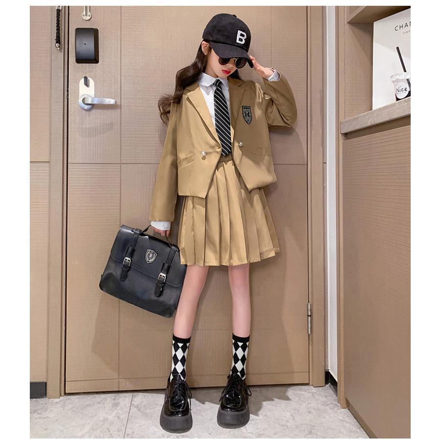 卒業式 小学校 女子 制服 卒服 5点セット 女の子 袴大学 チェック柄 無地 お受験 プリーツスカート スカート発表会 無地 スカート 成人式入学式 中学生 高校生 | ブランド登録なし | 11