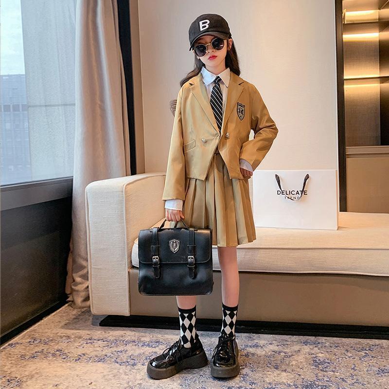 卒業式 小学校 女子 制服 卒服 5点セット 女の子 袴大学 チェック柄 無地 お受験 プリーツスカート スカート発表会 無地 スカート 成人式入学式 中学生 高校生 | ブランド登録なし | 08