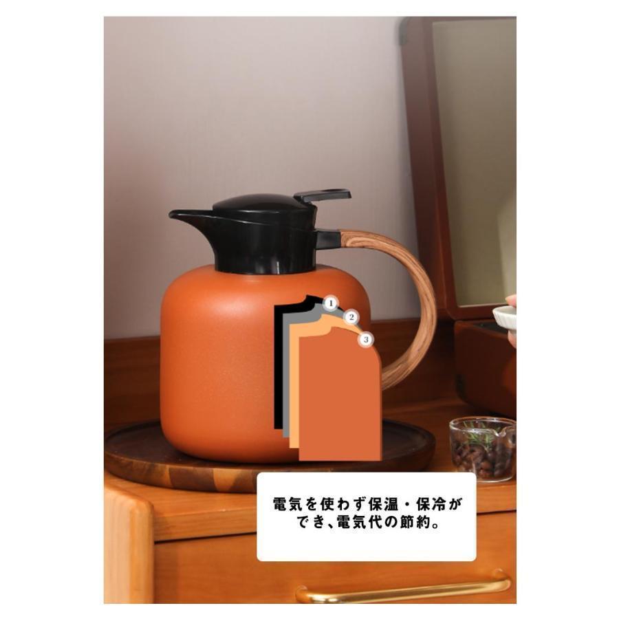 保温ポット 2L 卓上ポット 魔法瓶 2リットル 広口 保温 保冷 ステンレスポット ティーポット 3重壁設計 真空断熱ポット テーブルポット ワンタ | ブランド登録なし | 10