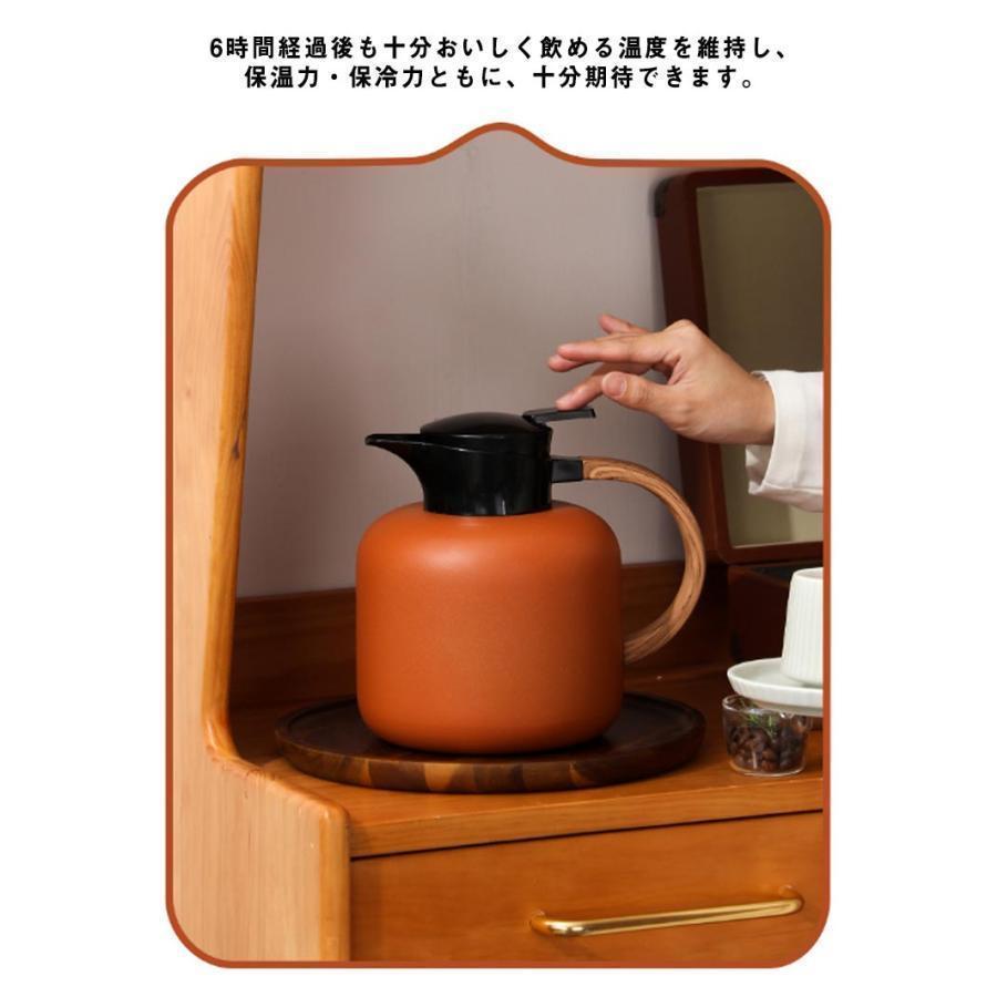 保温ポット 2L 卓上ポット 魔法瓶 2リットル 広口 保温 保冷 ステンレスポット ティーポット 3重壁設計 真空断熱ポット テーブルポット ワンタ | ブランド登録なし | 11