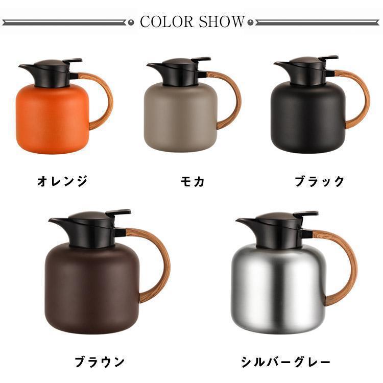 保温ポット 2L 卓上ポット 魔法瓶 2リットル 広口 保温 保冷 ステンレスポット ティーポット 3重壁設計 真空断熱ポット テーブルポット ワンタ | ブランド登録なし | 06
