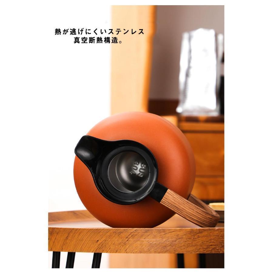 保温ポット 2L 卓上ポット 魔法瓶 2リットル 広口 保温 保冷 ステンレスポット ティーポット 3重壁設計 真空断熱ポット テーブルポット ワンタ | ブランド登録なし | 09