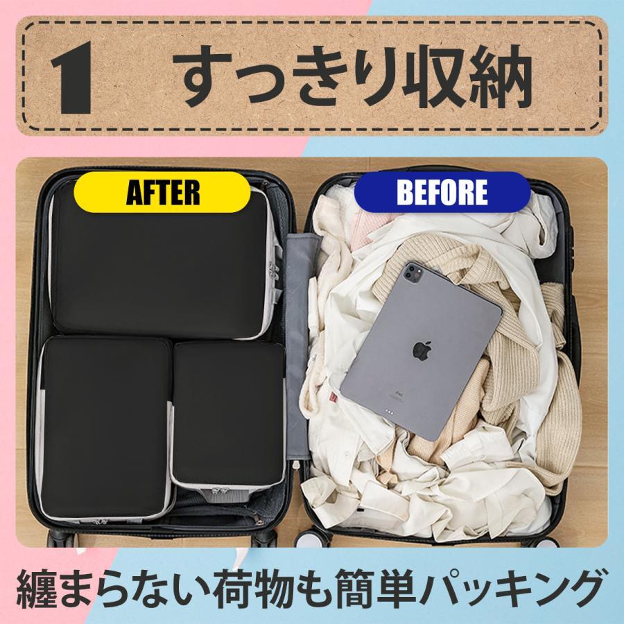 トラベルポーチ トラベルバック 圧縮袋 圧縮バッグ ポーチ 収納 旅行 折り畳み コンパクト 旅行用バック |  | 03