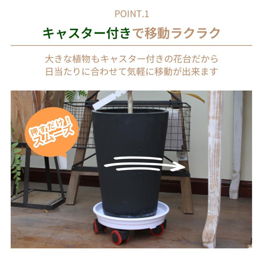 植木鉢台 キャスター付き 水受け 花台 室内 屋外 移動 鉢台 貯水付き プランター台 水やり 掃除 花 植物 置き台 受け皿付き 観葉植物 |  | 01