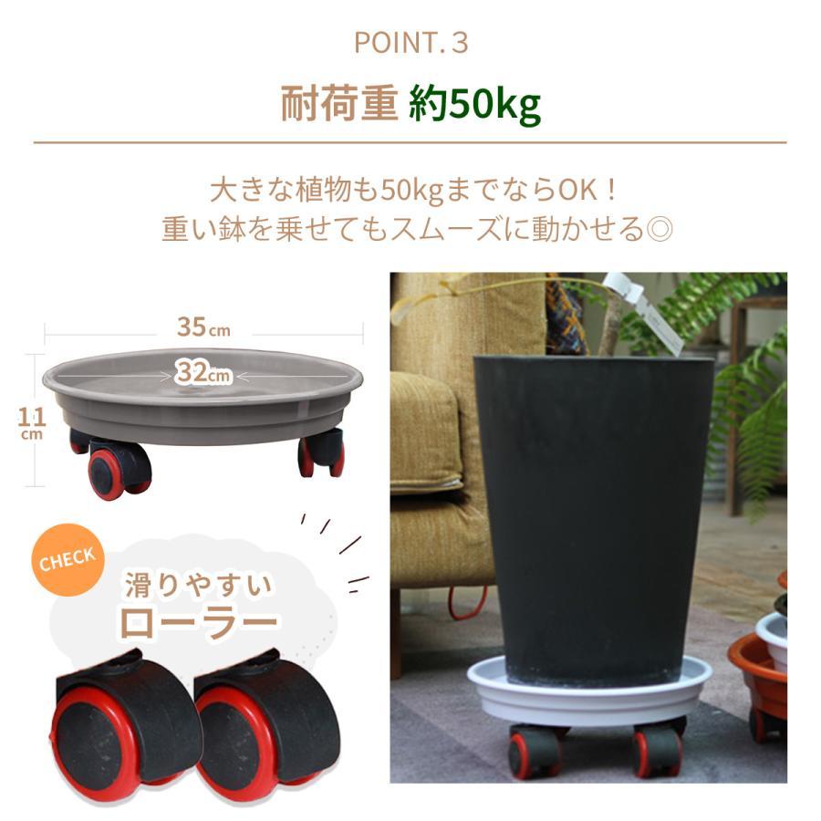 植木鉢台 キャスター付き 水受け 花台 室内 屋外 移動 鉢台 貯水付き プランター台 水やり 掃除 花 植物 置き台 受け皿付き 観葉植物 |  | 03