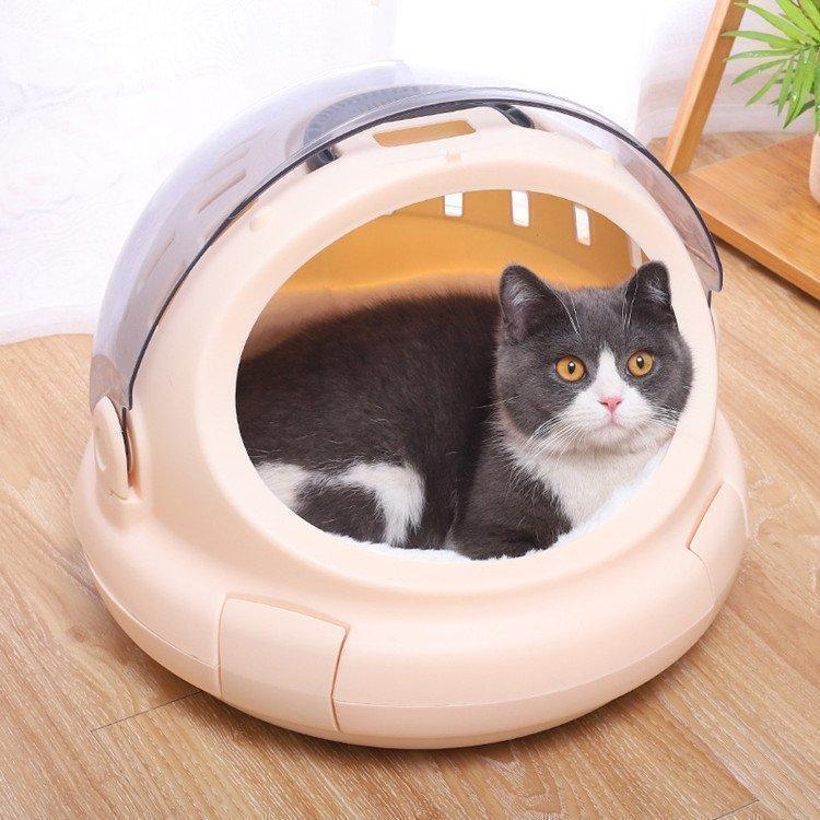 ペット用品 コロル おでかけ ネコベッド キャリーバッグ 猫用ハウス キャットハウス クッション付き | ブランド登録なし | 04