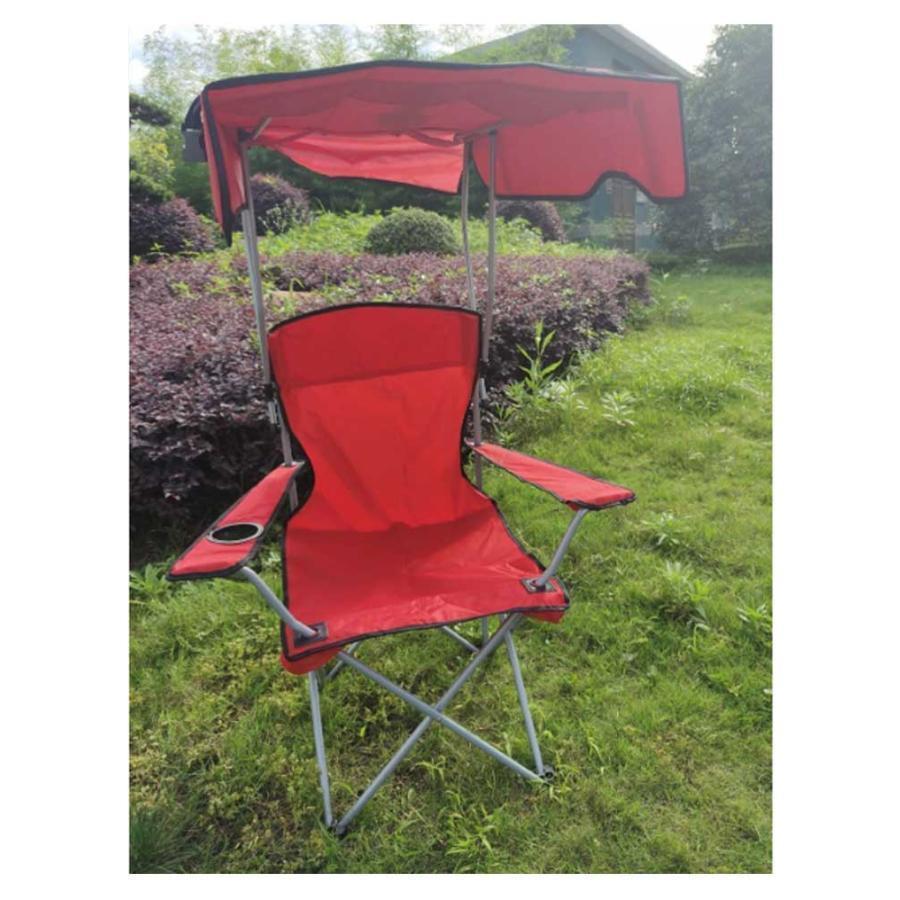 アウトドアチェア 折りたたみ 椅子 日よけ付 サンシェード 屋根付き椅子 日焼け対策 チェアー アウトドア キャンプ 海 キャンプチェア 持運びチェア | ブランド登録なし | 15