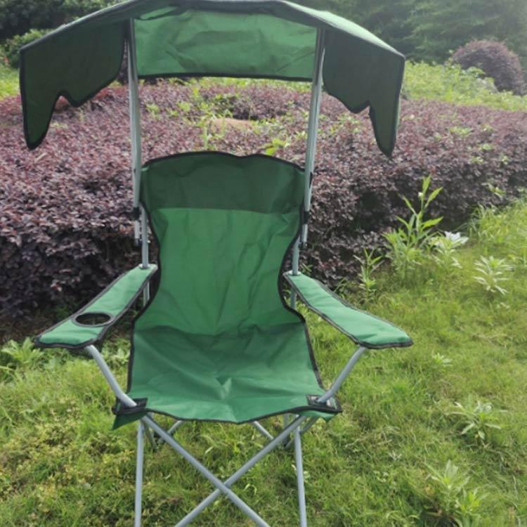 アウトドアチェア 折りたたみ 椅子 日よけ付 サンシェード 屋根付き椅子 日焼け対策 チェアー アウトドア キャンプ 海 キャンプチェア 持運びチェア | ブランド登録なし | 02