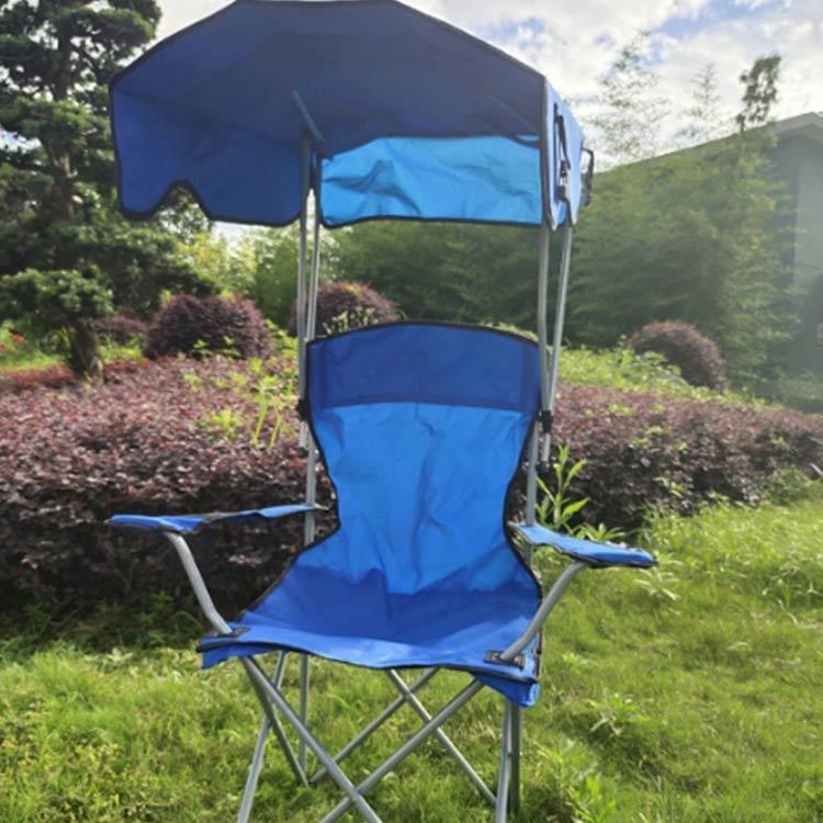 アウトドアチェア 折りたたみ 椅子 日よけ付 サンシェード 屋根付き椅子 日焼け対策 チェアー アウトドア キャンプ 海 キャンプチェア 持運びチェア | ブランド登録なし | 03