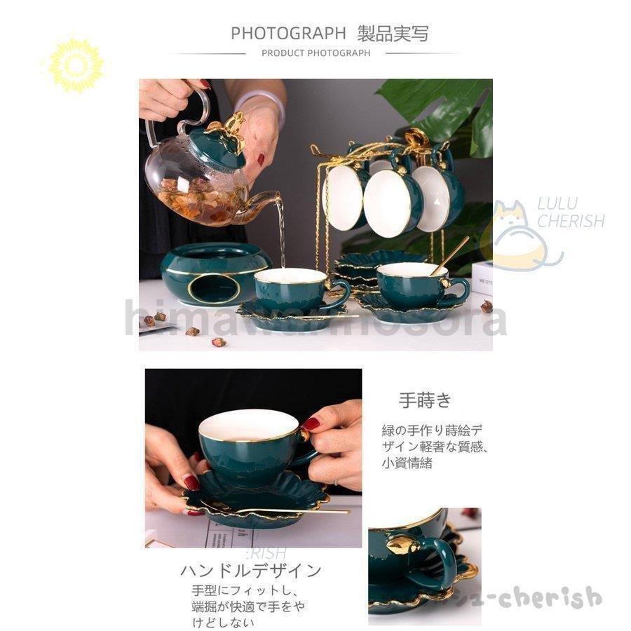 アフタヌーンティー茶器セット加熱家庭用養生茶器ガラス泡ティーポットシンプル北欧風中国茶器 卒業式 | ブランド登録なし | 11