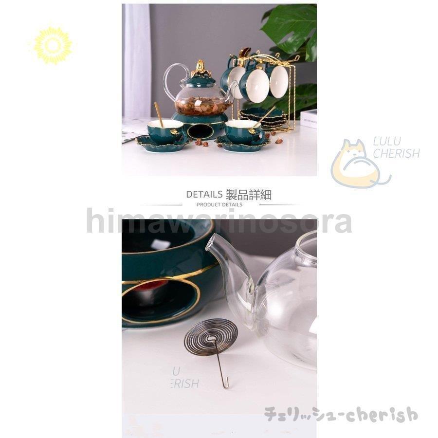 アフタヌーンティー茶器セット加熱家庭用養生茶器ガラス泡ティーポットシンプル北欧風中国茶器 卒業式 | ブランド登録なし | 15