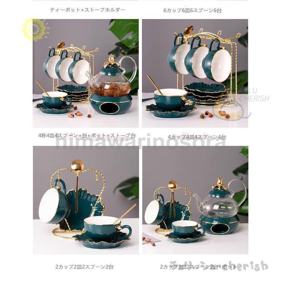 アフタヌーンティー茶器セット加熱家庭用養生茶器ガラス泡ティーポットシンプル北欧風中国茶器 卒業式 | ブランド登録なし | 18