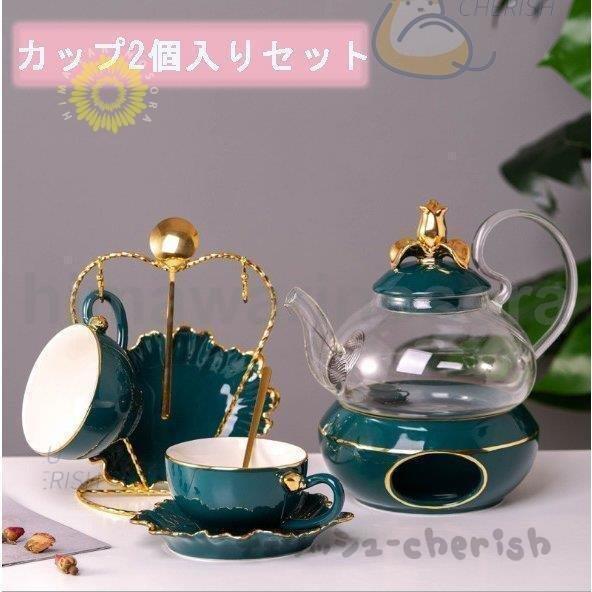 アフタヌーンティー茶器セット加熱家庭用養生茶器ガラス泡ティーポットシンプル北欧風中国茶器 卒業式 | ブランド登録なし | 01