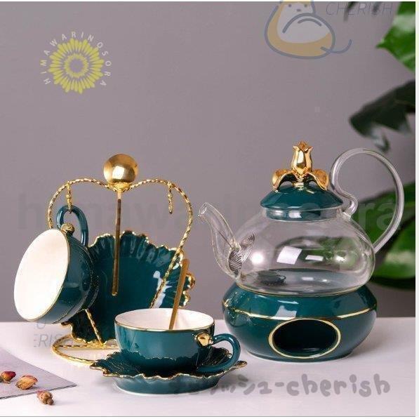 アフタヌーンティー茶器セット加熱家庭用養生茶器ガラス泡ティーポットシンプル北欧風中国茶器 卒業式 | ブランド登録なし | 03