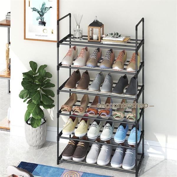 シューズラック スリム 下駄箱 靴ラック シューズ收納 8段階 10段階 幅60cm 玄関収納 収納棚 オープン収納 靴入れ 靴箱 靴収納 大容量 | ブランド登録なし | 08