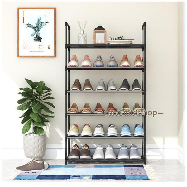 シューズラック スリム 下駄箱 靴ラック シューズ收納 8段階 10段階 幅60cm 玄関収納 収納棚 オープン収納 靴入れ 靴箱 靴収納 大容量 | ブランド登録なし | 09