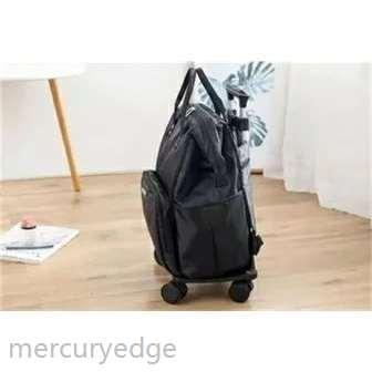 ソフトキャリーバッグリュック リュックになる キャリー 機内持ち込み レディース キャスター付きリュックリュックサック　マザーズバッグ 短期旅行カバン ４輪 | ブランド登録なし | 13
