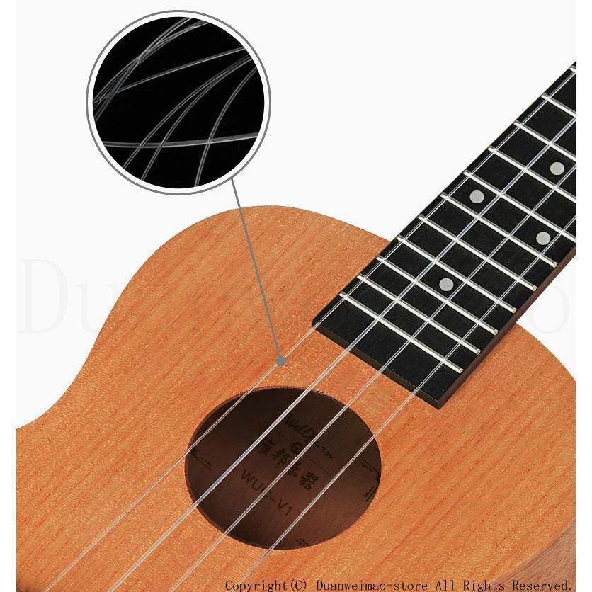 ウクレレ 初心者用 マホガニー製 軽量 入門 Ukulele ウクレレ本体 子供用 大人用 入門用ウクレレ 楽器 23インチ プレゼント ギフト 初心者の方へオススメ | ブランド登録なし | 19