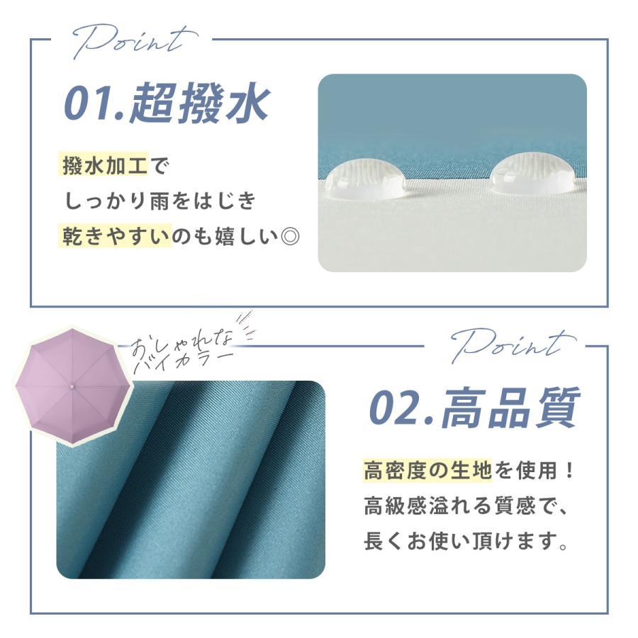 折り畳み傘 自動開閉 晴雨兼用 メンズ スリム 日傘 ワンタッチ 頑丈 撥水加工 UV対策 折りたたみ傘 紫外線対策 シンプル おしゃれ |  | 04