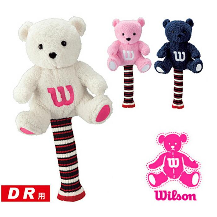 ウィルソン ベア Wilson Bear ドライバー用 ヘッドカバー レディース BEAR407DR 正規品 bear407dr