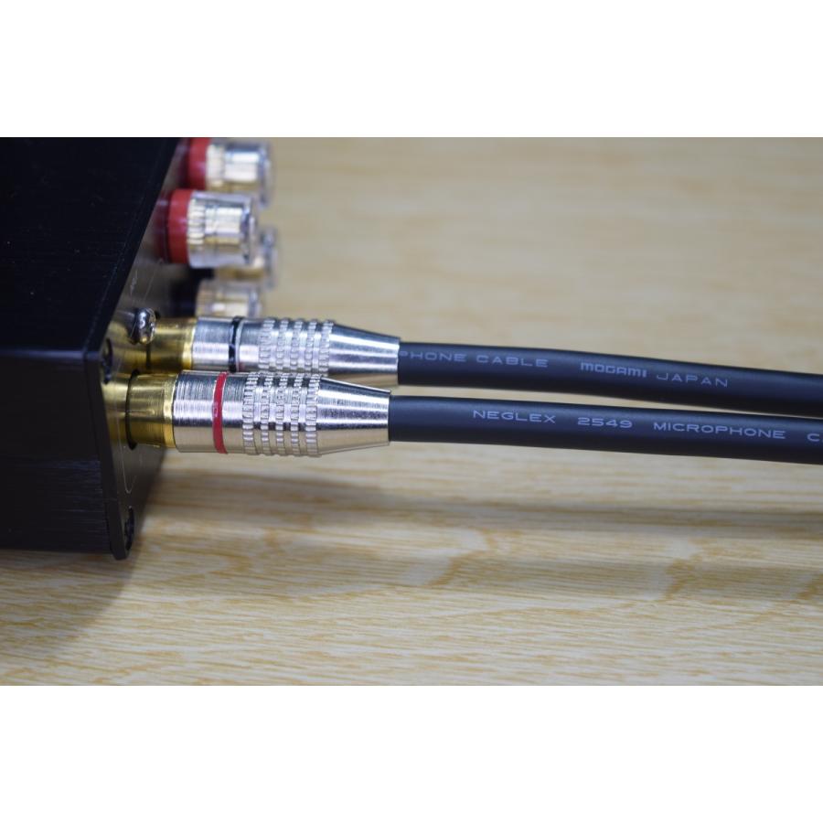 mogami 2549+金メッキプラグ(NB01)/0.30m×2本|progressive-a-unit|02