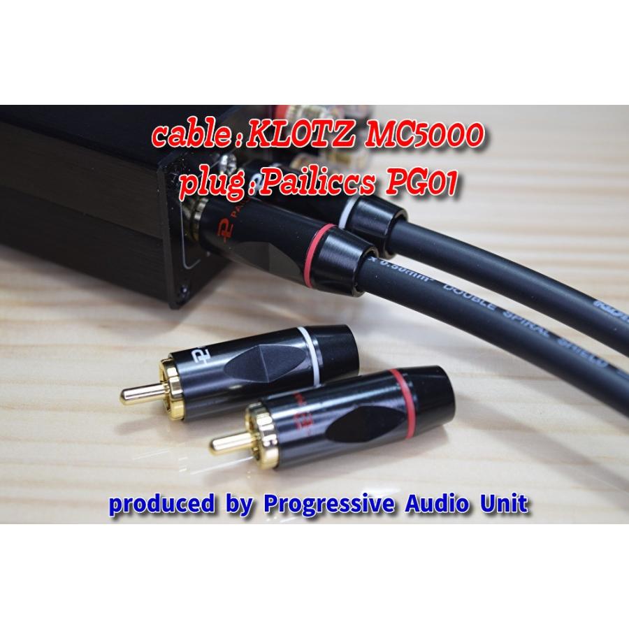 KLOTZ MC5000＋金メッキプラグ（PG01）/0.45m×2本 : Progressive Audio