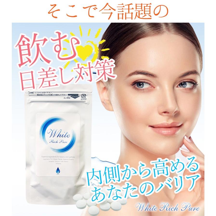 サプリメント 日焼け止め スキンケア リコピン セラミド ヒアルロン酸 ホワイトリッチピュア 送料無料 乾燥 肌トラブル 化粧品 美容液 |  | 13