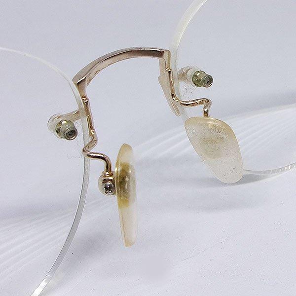 セリーヌ K18 チタン メガネ 眼鏡 度有 CL-276 Ti-P DEC □16-135 