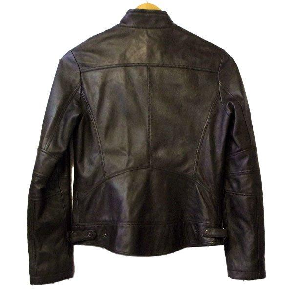 美品 TUVALU ツバル レザー 鹿 シカ ライダース ジャケット サイズ 55 