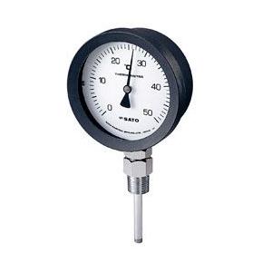 佐藤計量器 NO.2085-22 バイメタル温度計 BM-S-100P 0〜200℃ L=50mm RPT 1/2 SATO | SK SATO