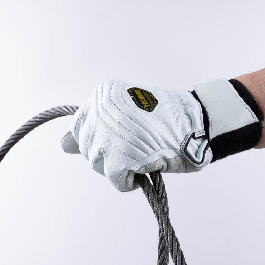 メール便OK185円/2双まで】ロープ降下 消防手袋 チタンレザー