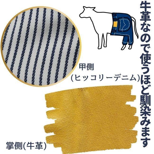 作業用革手袋 おしゃれ DIY キャンプ手袋 日曜大工 デニム 牛革 アウトドア 【DM-04 デニミスト】 PROHANDS 富士グローブ 革手袋 プロハンズ |  | 10