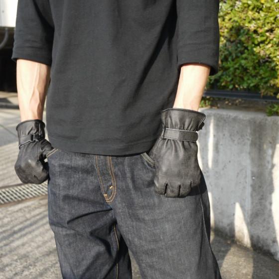 送料無料 防寒手袋 最強 バイク メンズ 自転車 薄手 【HS-201】防寒 手袋 富士グローブ |  | 08