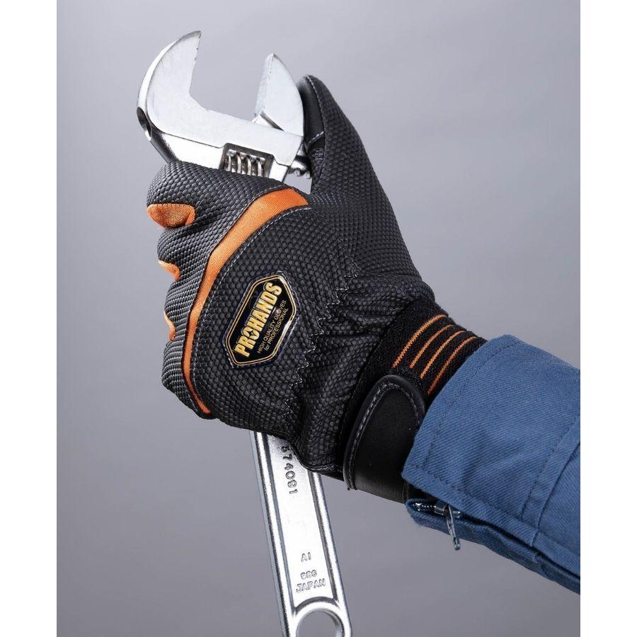 【メール便4双OK】作業用手袋 薄手 グリップ抜群 フィット タッチパネル対応 消防 革手袋 消防団 操法大会 最強 【JP-607】プロハンズ 富士グローブ |  | 08