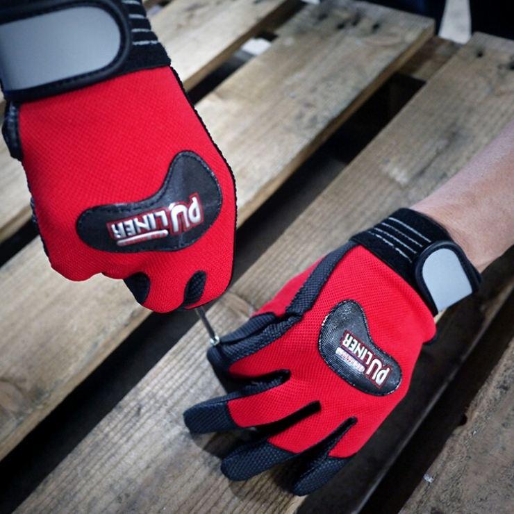 【メール便OK185円/4双まで】作業手袋 薄手 グリップ力抜群【PUライナーα】pu作業手袋 女性 S 富士グローブ puライナー |  | 10