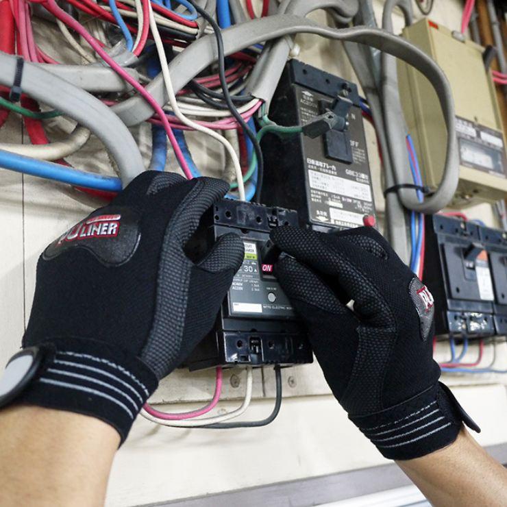 【メール便OK185円/4双まで】作業手袋 薄手 グリップ力抜群【PUライナーα】pu作業手袋 女性 S 富士グローブ puライナー |  | 12