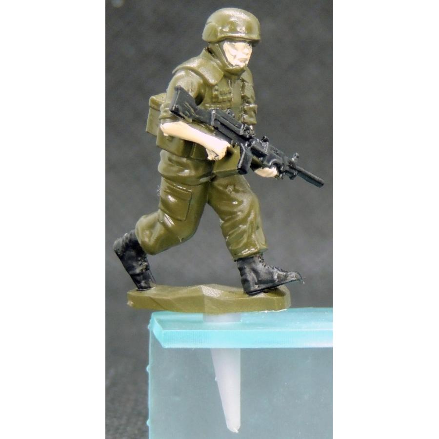GM39 自衛隊速歩3 園芸用ピン付きフィギュア＜約1/60〜フリー