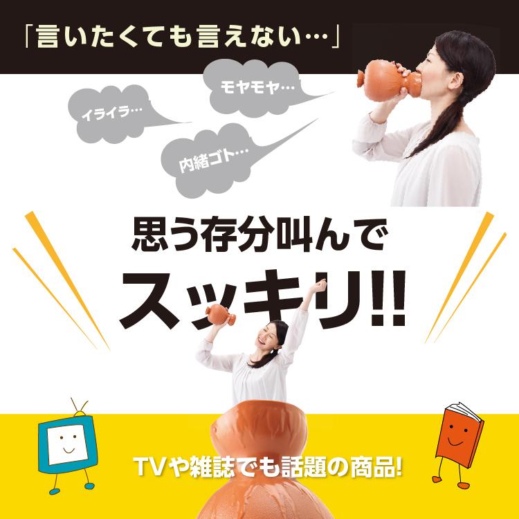 叫びの壺 ストレス解消 ストレス発散 サイレンサー 消音器 カラオケ スポーツ観戦 メガホン プロイデア 0070 1171 プロイデア Yahoo ショッピング店 通販 Yahoo ショッピング